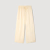 Talia Satin Wide-Leg Trousers Light Yellow