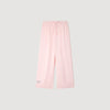 Satin Wide Leg Trousers Light Pink