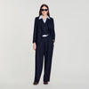 Solmarin Striped wool trousers Navy Blue