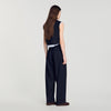 Solmarin Striped wool trousers Navy Blue