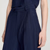 Mabillon Striped sequin trousers Dark Navy
