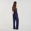 Mabillon Striped sequin trousers Dark Navy