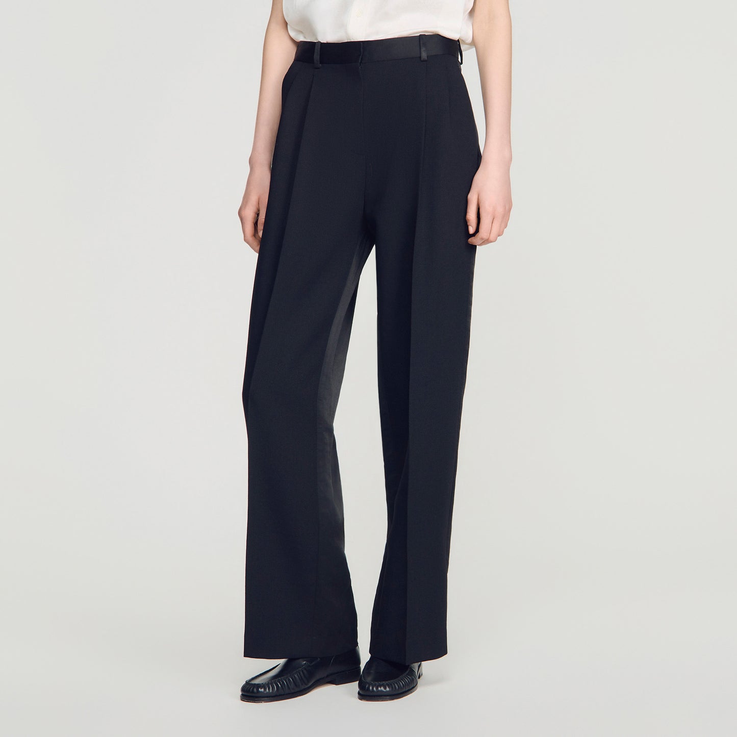 Azafrona  Straight Leg Jeans Black