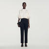 Sawye Stretch straight-leg trousers Black