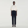 Sawye Stretch straight-leg trousers Black