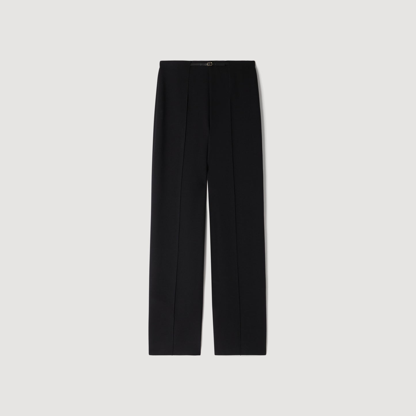 Sawye Stretch straight-leg trousers Black