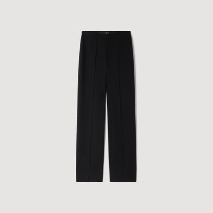 Sawye Stretch straight-leg trousers Black
