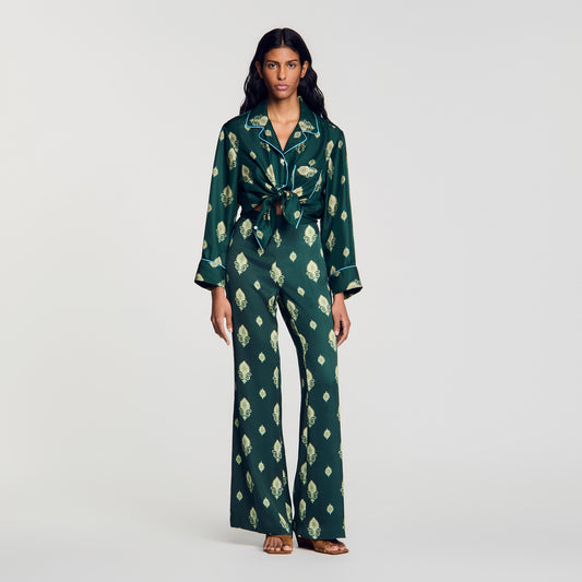Curcuma  Straight Leg Jeans Green