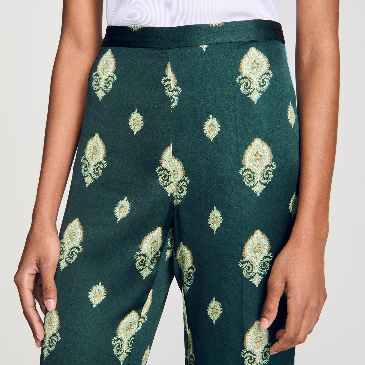 Curcuma  Straight Leg Jeans Green