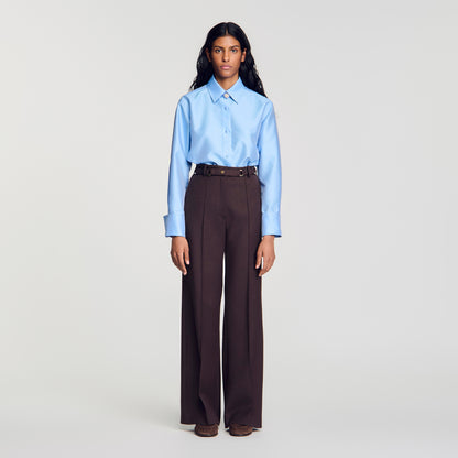 Adam Metal ring trousers Light Brown