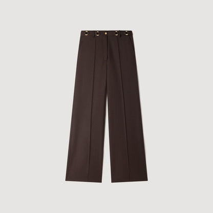 Adam Metal ring trousers Light Brown