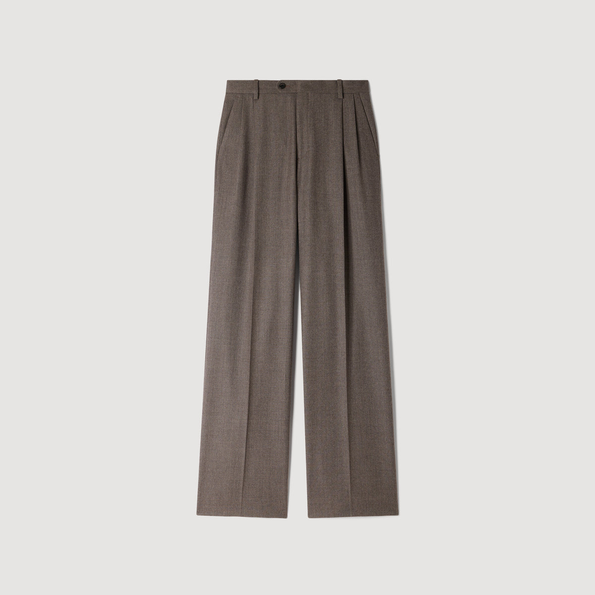Everett Wool suit trousers Greige