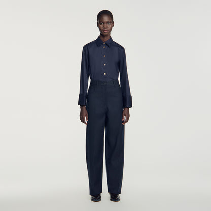 Spirit Wool suit trousers Navy Blue