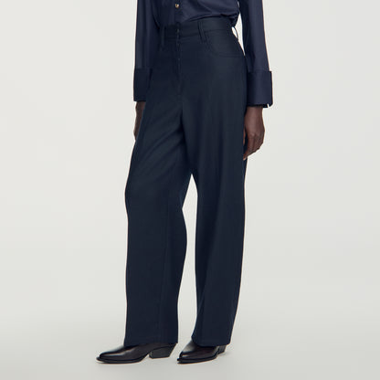 Spirit Wool suit trousers Navy Blue