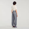 Estela Rhinestone Barrel-Leg Joggers Grey