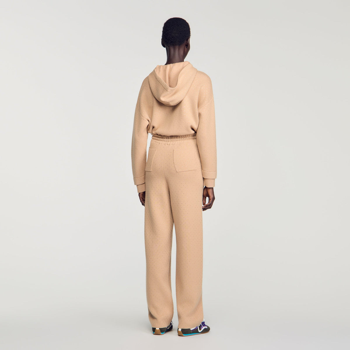 Lucay Rhinestone Jogging Trousers Camel