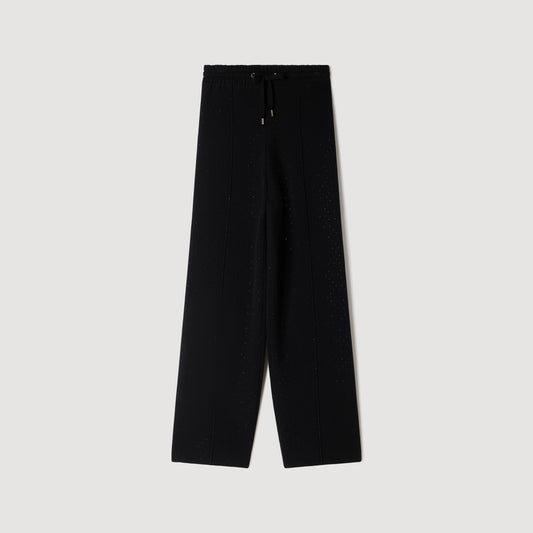 Lucay Rhinestone Jogging Trousers Black