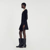 Knit Polo Shirt Jumper Black