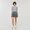 Yago Wool Layered Effect Jumper Grey