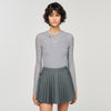 Yago Wool Layered Effect Jumper Grey