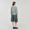Berlin Open Polo-Collar Neck Jumper Grey