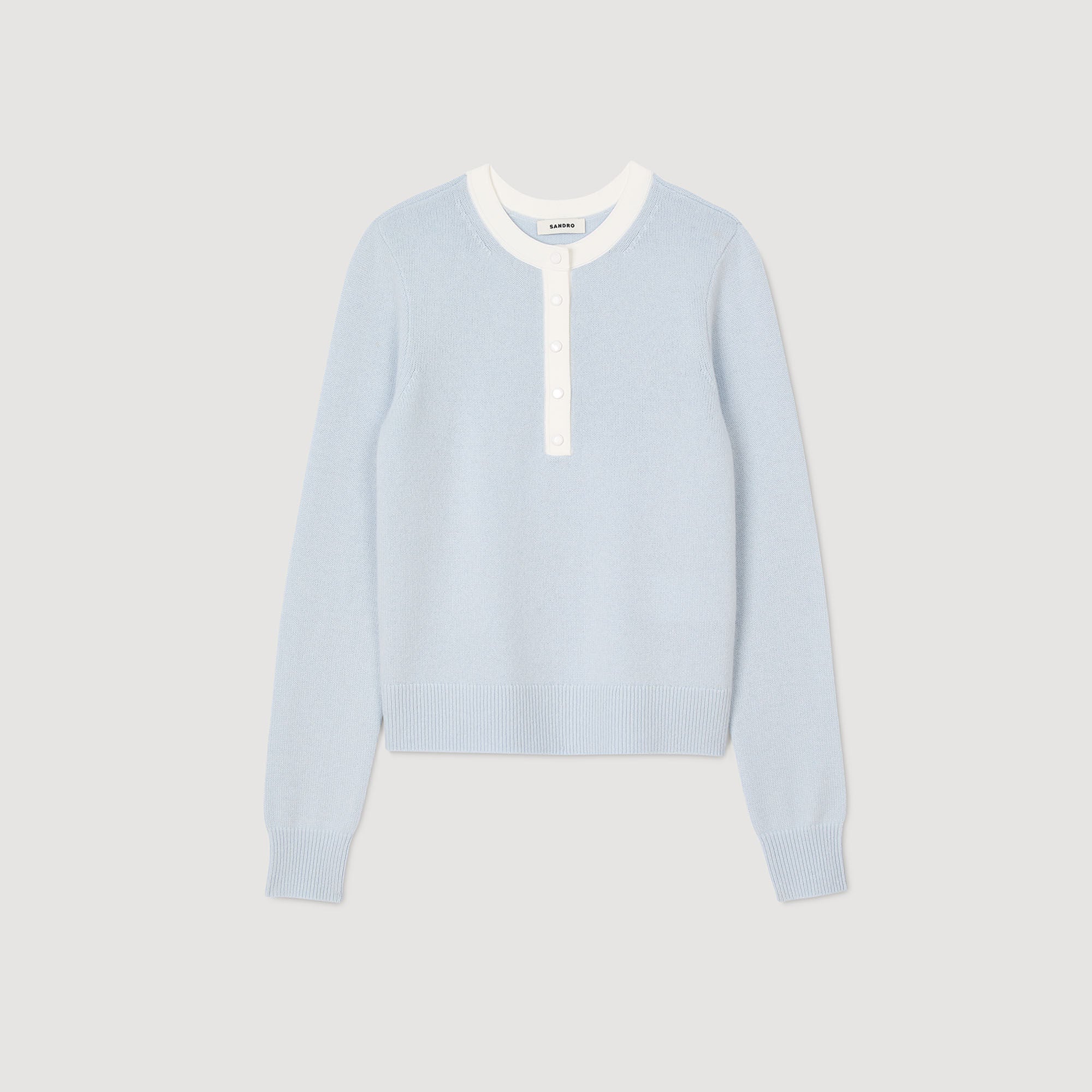 Wool And Cashmere Jumper Sky Blue