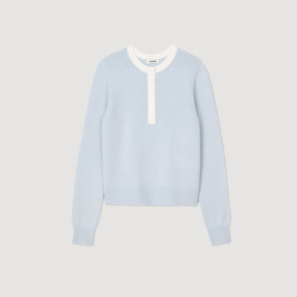 Wool And Cashmere Jumper Sky Blue