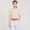 Citron Short-Sleeved Jumper Light Yellow
