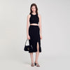 Alerio Decorative Knit Top Black