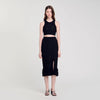 Alerio Decorative Knit Top Black
