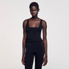 Tilly Ruffled Top Black
