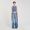 Lulu Glitter Knit Jumper Royal Blue