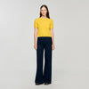 Myrelle Short-Sleeve Jumper Gold Yellow