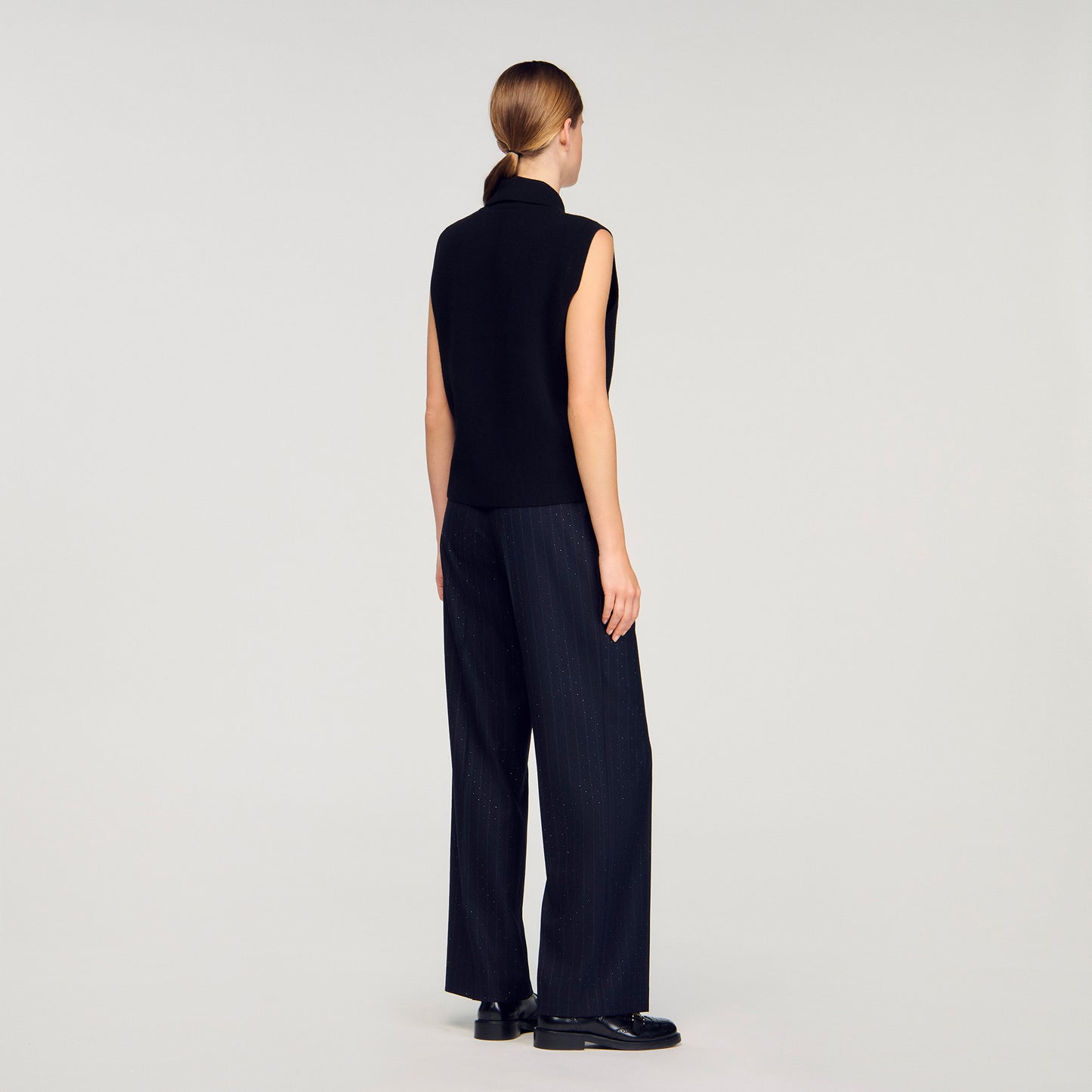 Sohan Tie-Neck Jumper Black