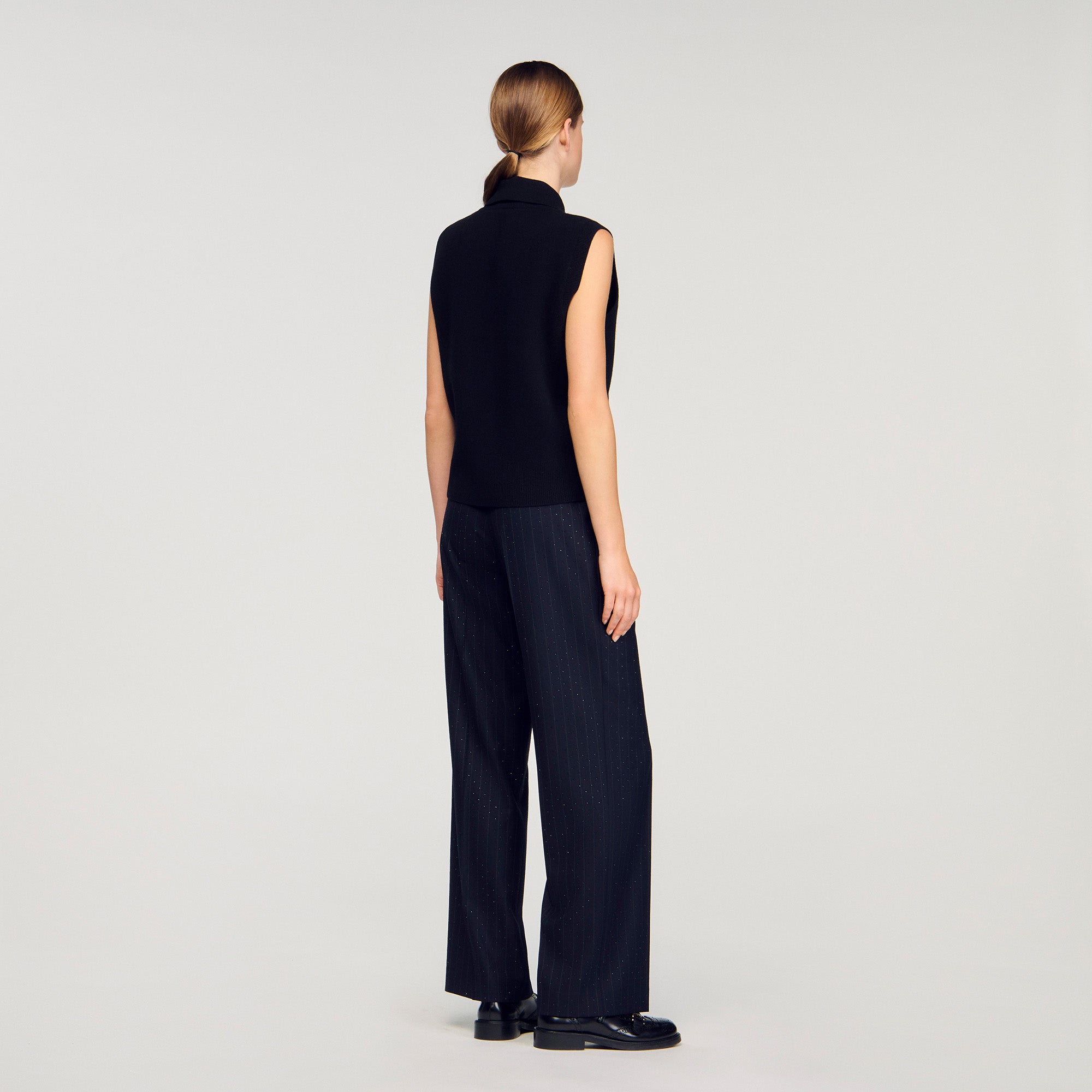 Sohan Tie-Neck Jumper Black