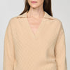 Numae Polo-Neck Jumper Beige