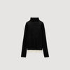 Lazare Layered Turtleneck Jumper Black