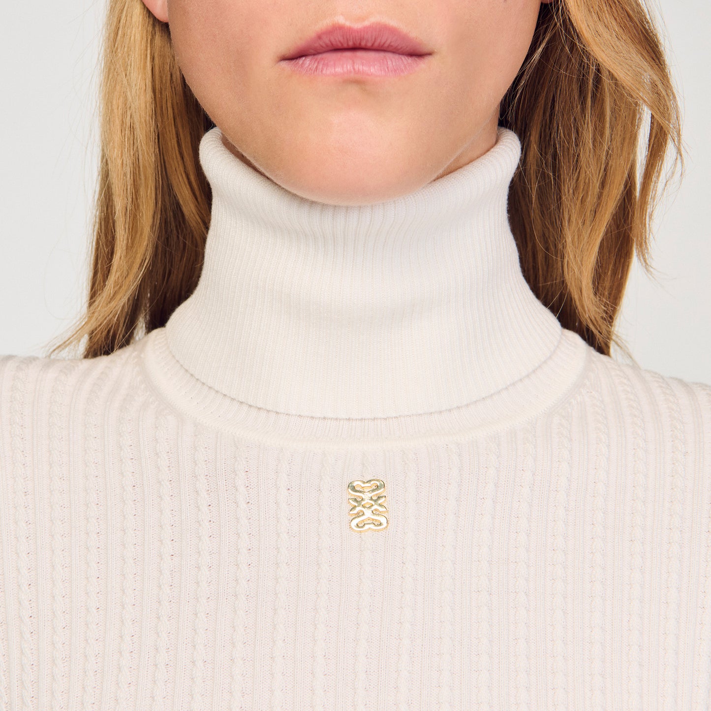 Eline Turtleneck Jumper Snow