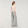 Timeo Sleeveless Short Knit Jumper Ecru