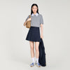 Theo Detachable Collar Wool Jumper Grey