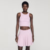 Tia Rhinestone Knit Crop Jumper Mauve