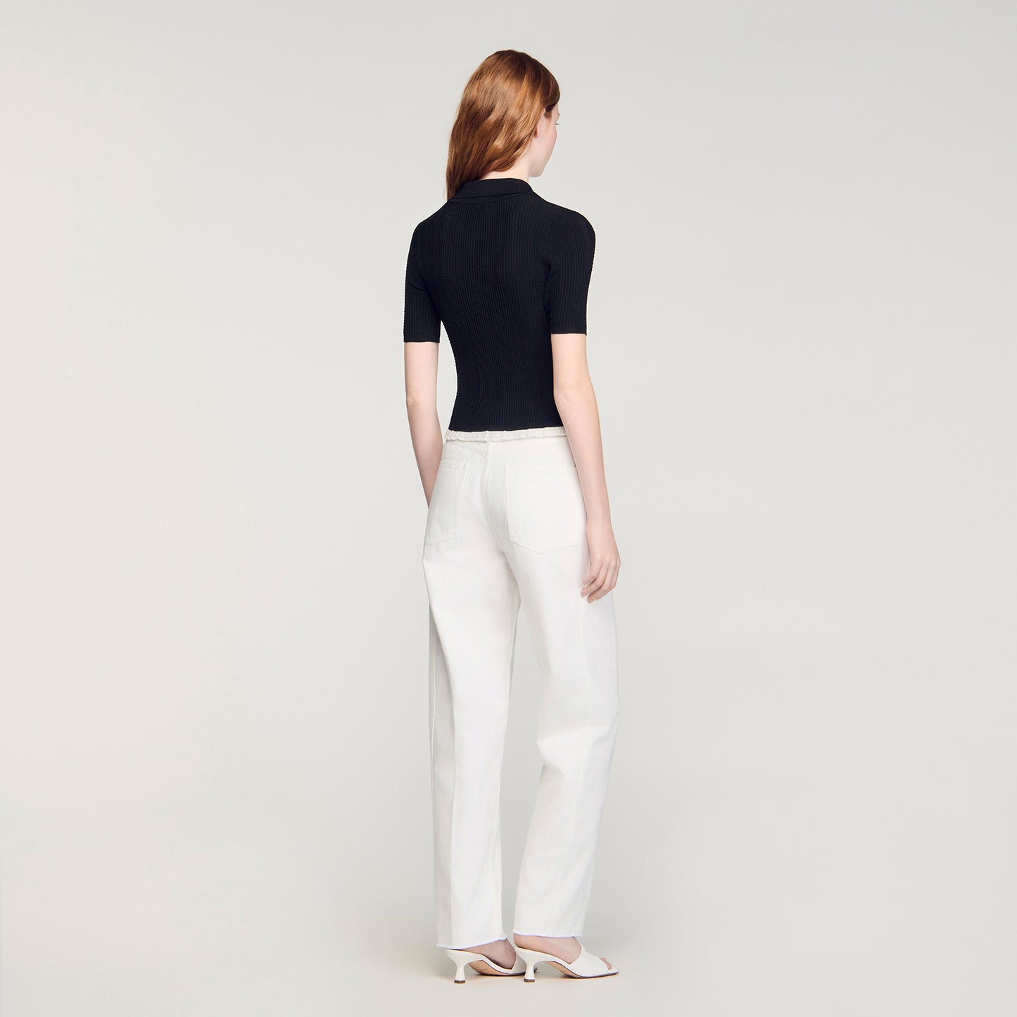 Filipe Knit Polo Shirt Black