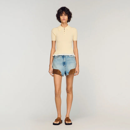 Filipe Knit Polo Shirt Vanilla