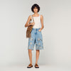 Ribbed Vest Top Ecru
