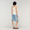 Ribbed Vest Top Ecru