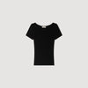 Nacre Openwork Collar Jumper Black