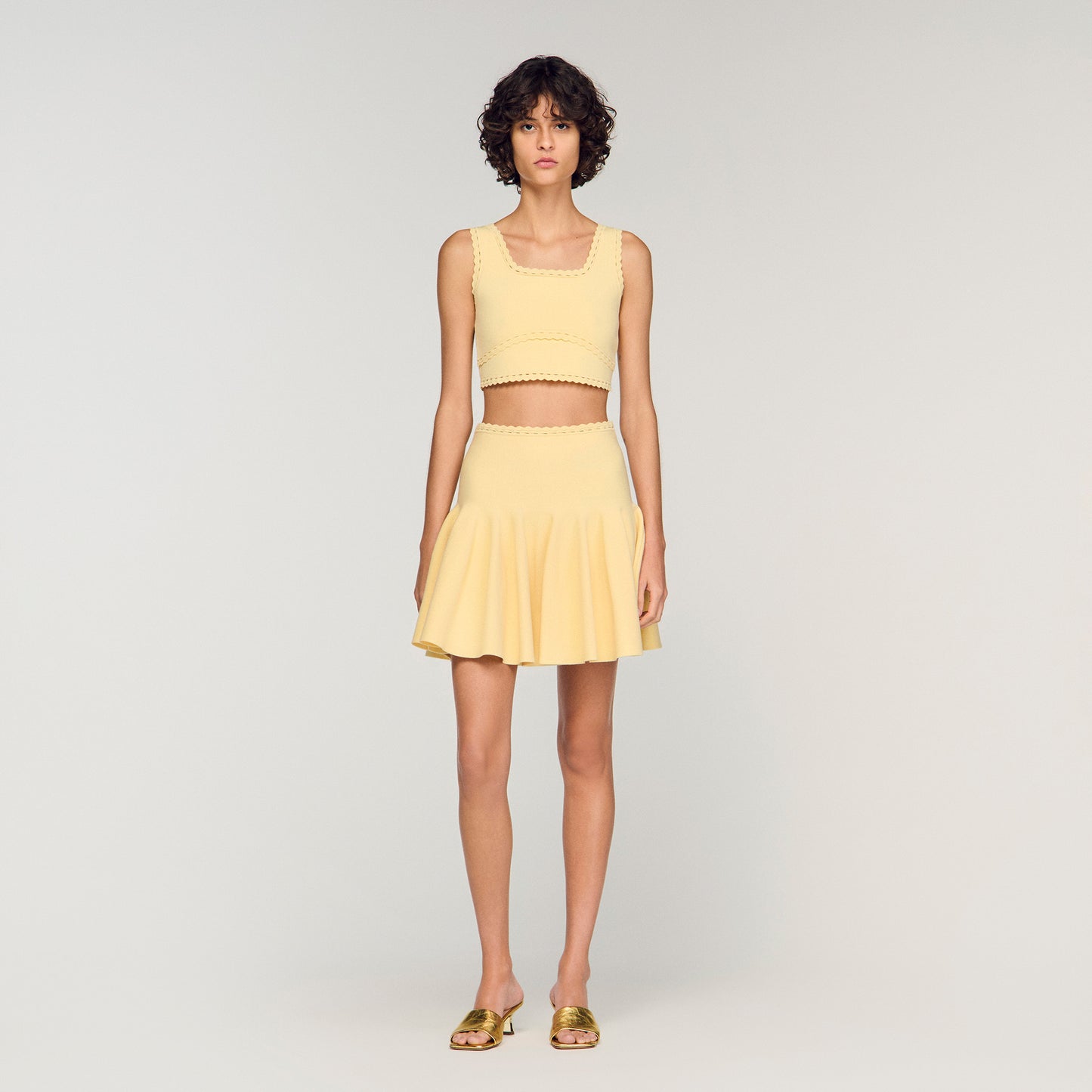 Knit Crop Top Butter