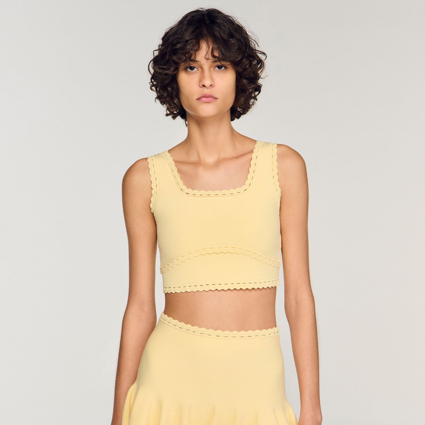 Knit Crop Top Butter