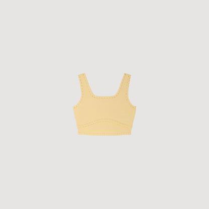 Telina Knit Crop Top Butter