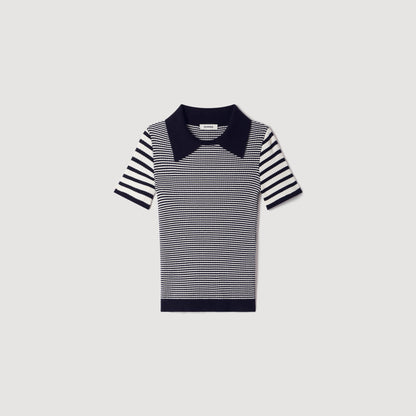 Ludo  Knit Jumper Black / Ecru
